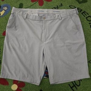 Greg Norman ML75 MicroLUX Collection Light Gray Men's Golf Shorts Size 44